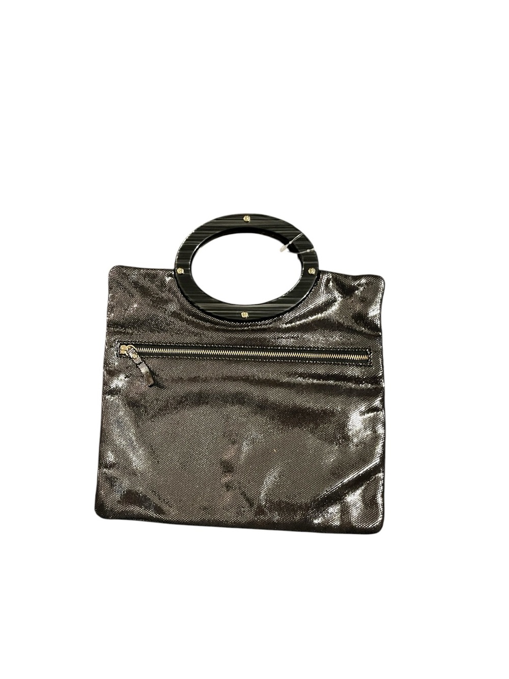 Kate Spade Almost Vintage Archive Suede & Nubuck Leather Metallic Jocelyn Clutch - Picture 3 of 7